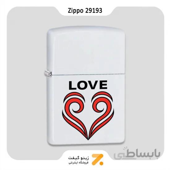 فندک بنزینی زیپو طرح لاو مدل 29193