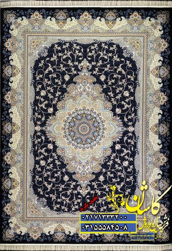 فرش کاشان 1000 شانه نقشه مانلی