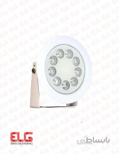 چراغ آبنما پایه دار 9 وات مولتی کالر IP68