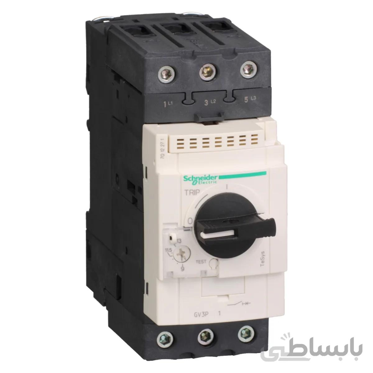 کلید حرارتی (محافظ موتور) اشنایدر مدل GV3P40 رنج تنظیم: 40-30