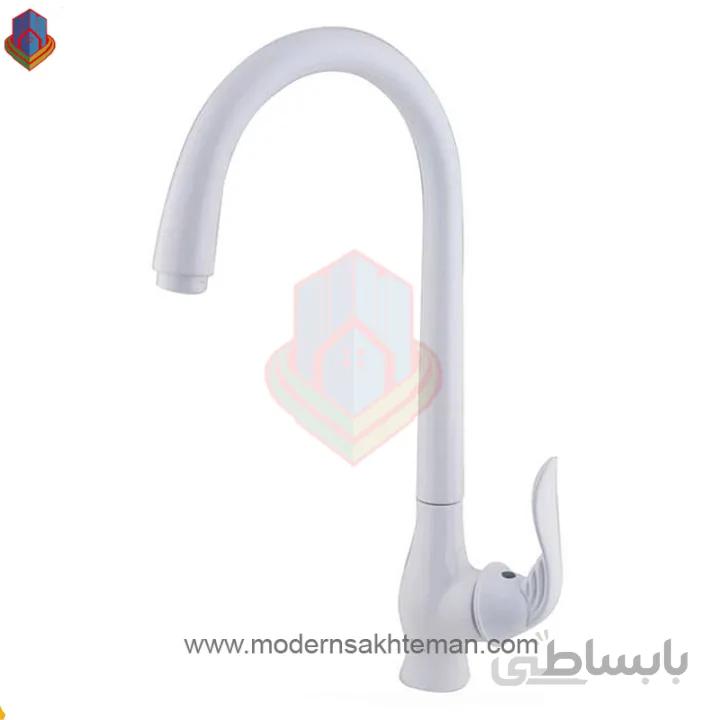 شیر ظرفشویی کسری مدل رایان سفید