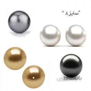 مروارید مشکی سایز 8
