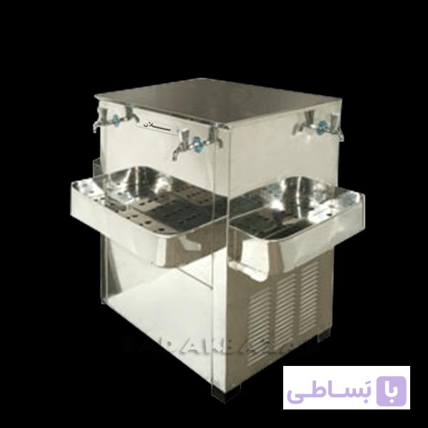 آبسردکن استیل 50 گالن چهار شیر سبلان مدل SWD-50G4