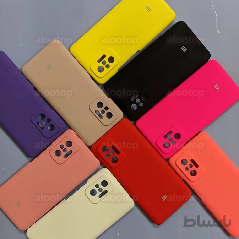 قاب سیلیکونی محافظ لنز دار اورجینال شیائومی Redmi Note 10 Pro / Note 10 pro Max (اصلی)