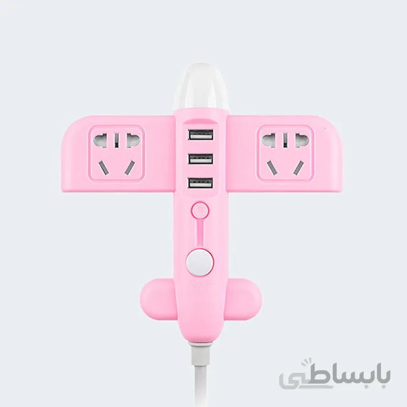 چند راهی برق و شارژر هواپیما KJF