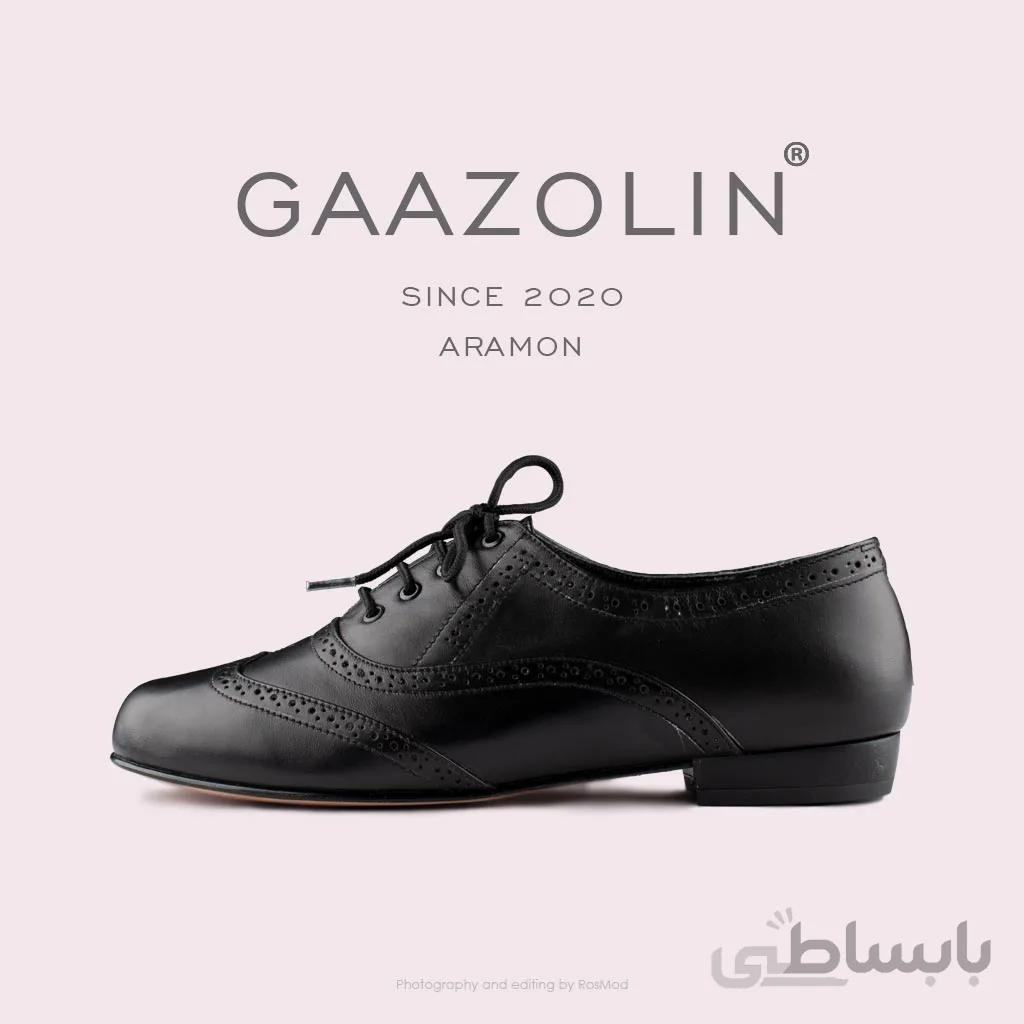کفش هشترک گازولین آرامون مشکی – GAAZOLIN Aramon brogue BLK