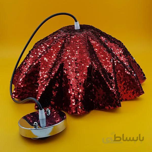 لوستر قرمز پولکی