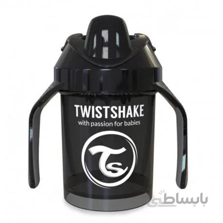 لیوان دسته دار تویست شیک 230 میل مشکی Twistshake