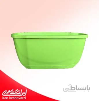 گلدان پلاستیکی خورجینی نرده ای کد 530