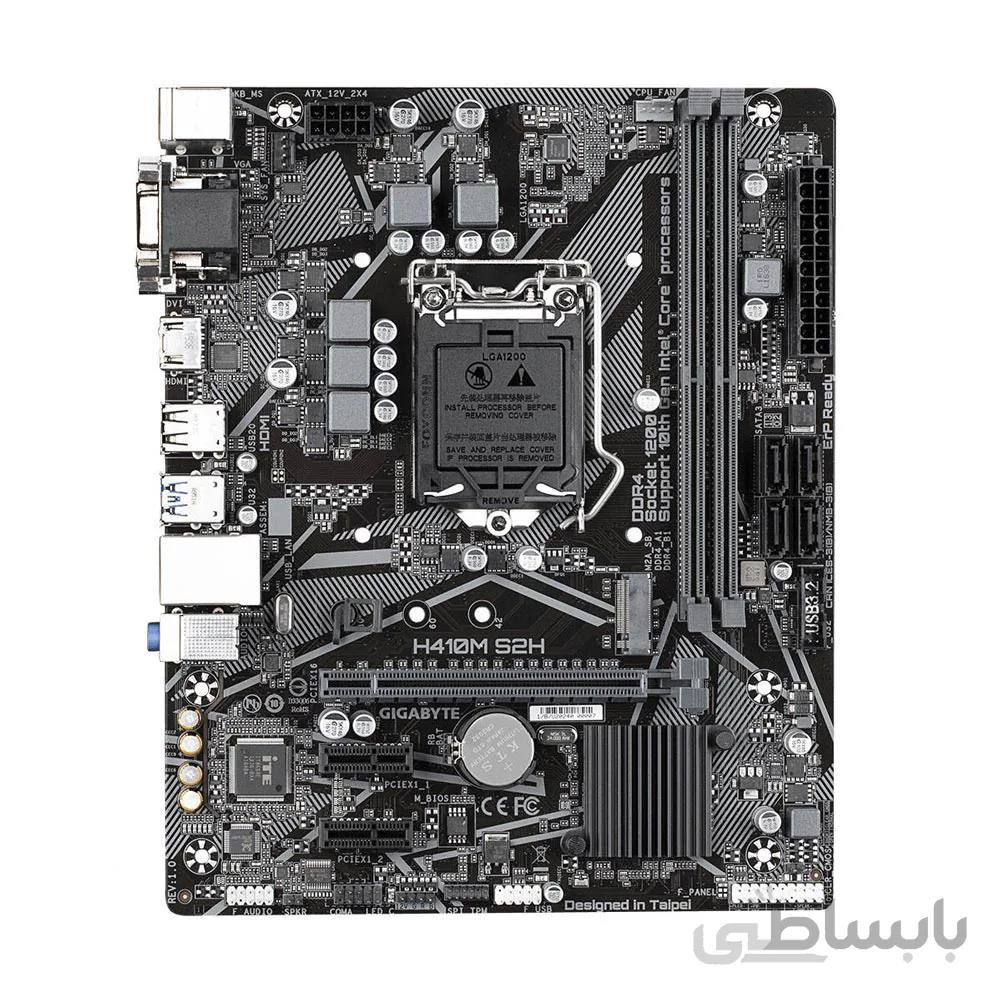 مادربرد گیگابایت مدل H410M S2H rev. 1.x ا GIGABYTE H410M S2H rev. 1.x Motherboard