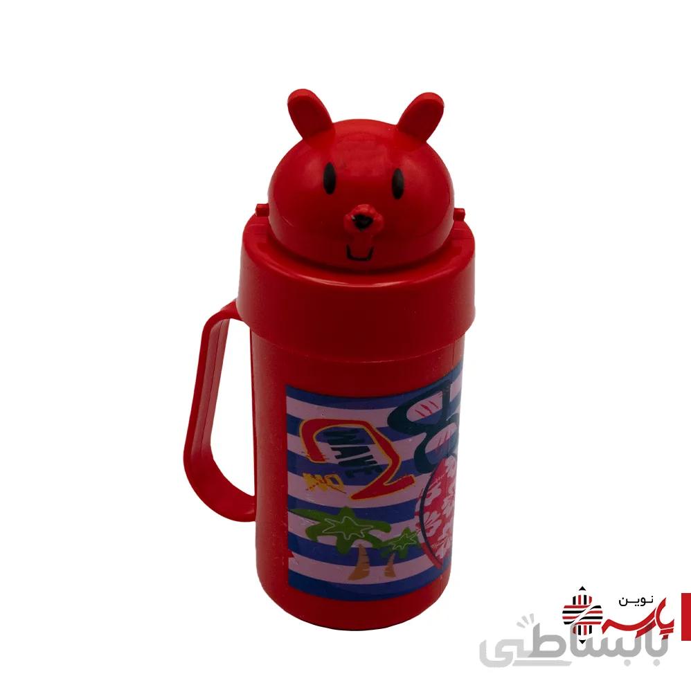 لیوان نی دار موشی کارا [رنگ:قرمز]