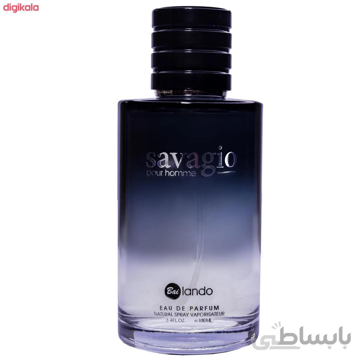 ادوپرفیوم مردانه بایلندو مدل ساواجیو savagio حجم 100 میلی لیتر