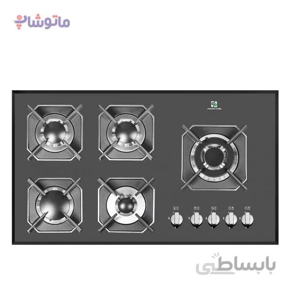 اجاق گاز صفحه ای پرنیان استیل مدل BP-5210