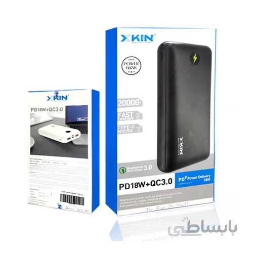 پاوربانک Xkin مدل XKBP05 با ظرفیت 20000 میلی آمپر