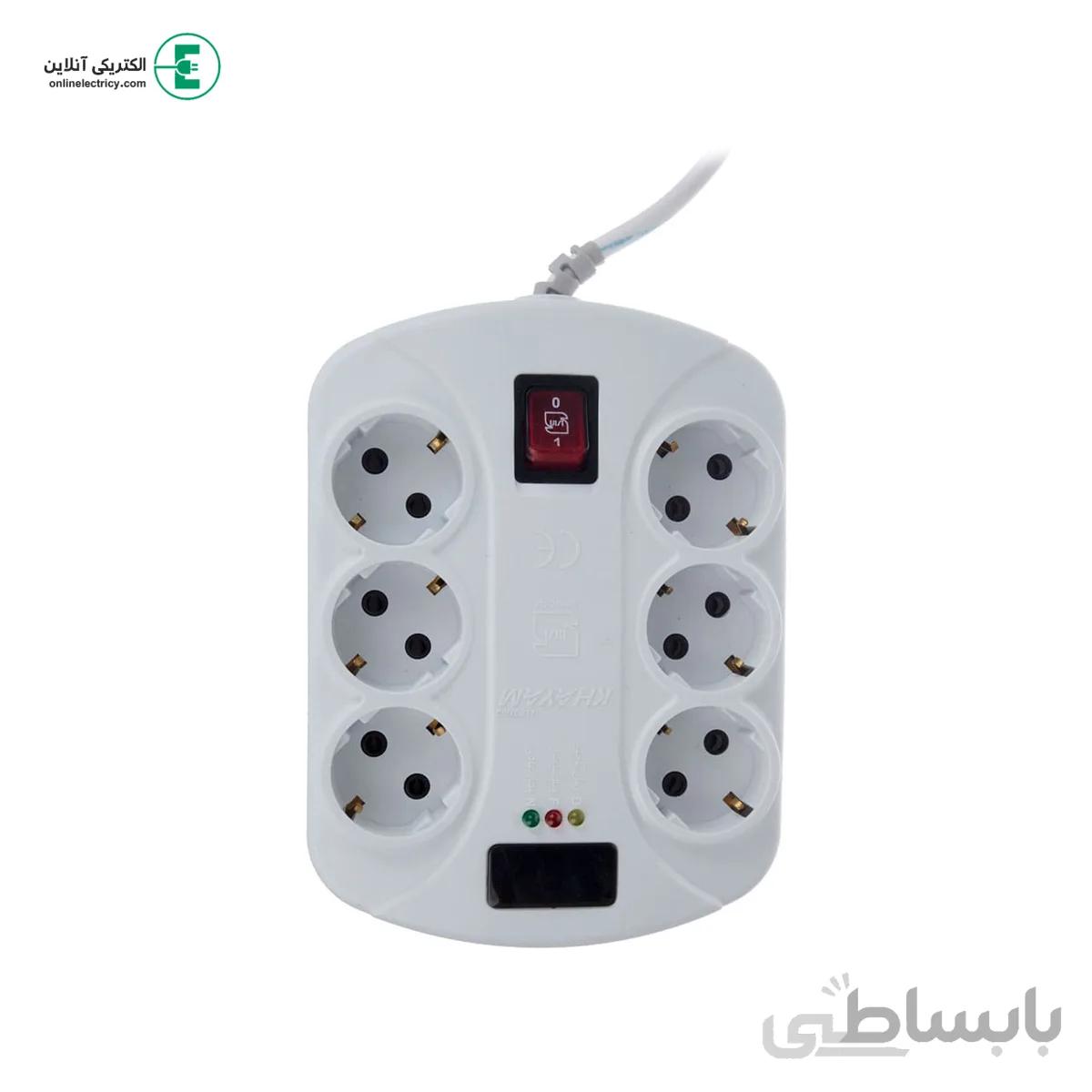 محافظ شش خانه دیجیتال 5 متری (خیام الکتریک)