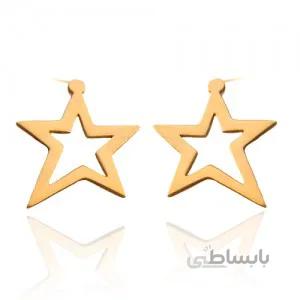 گوشواره طلا زنانه طرح ستاره کد LE603