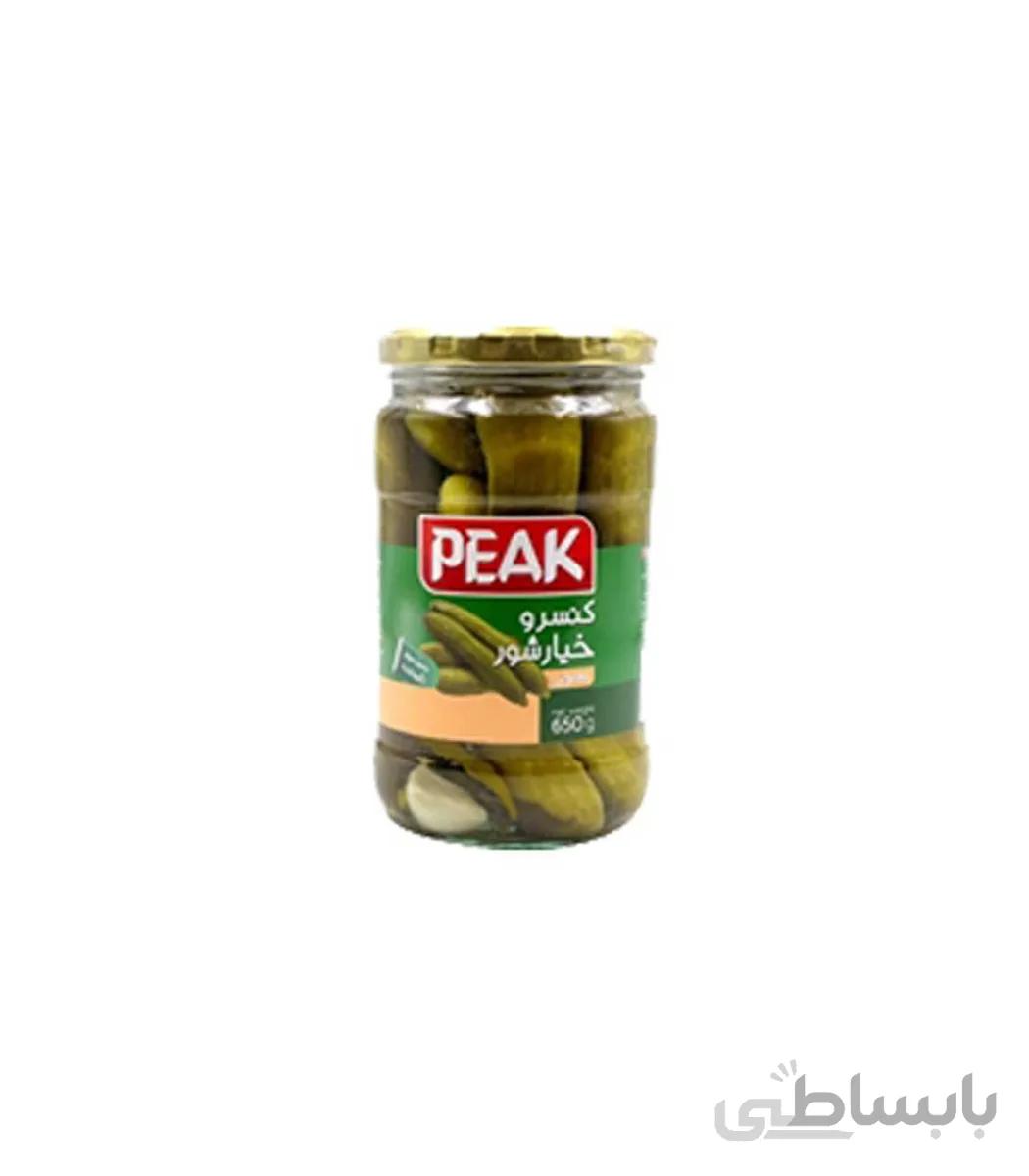 خیارشور 650 گرمی - پیک peak