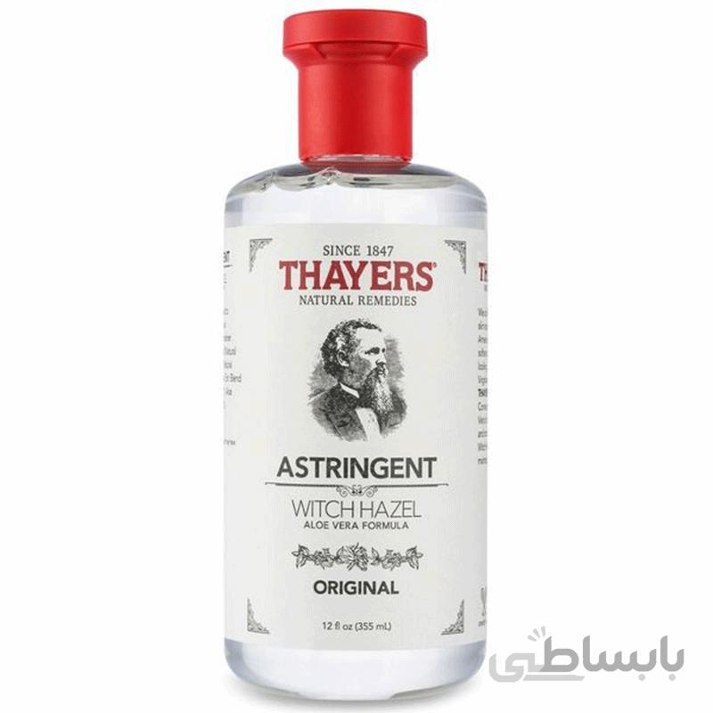 تونر آلوئه ورا اورجینال قابض تایرز Thayers Witch Hazel with Aloe Vera Original Astringent 355ml