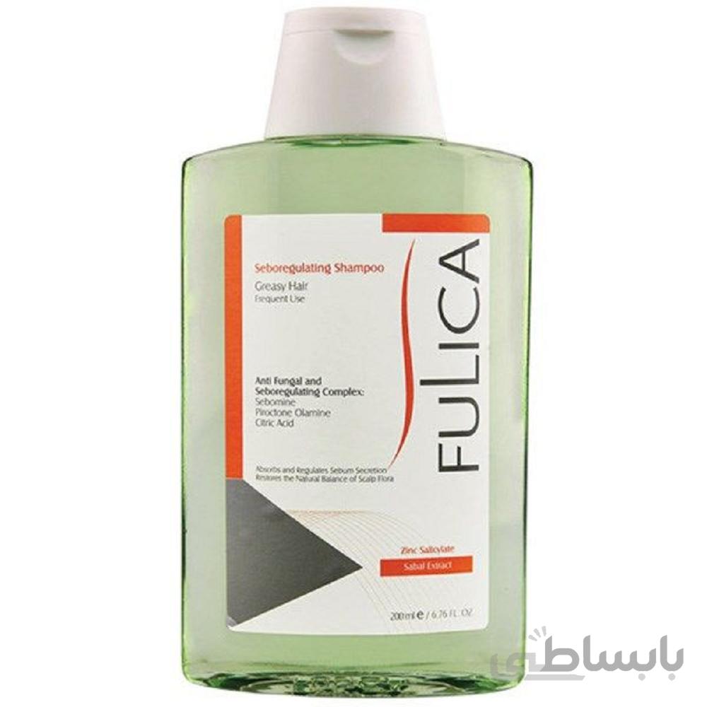 شامپو موی سر فولیکا مناسب موهای چرب حجم 200 میل ا Fulica Seboregulating Shampoo For Oily Hair 200ml