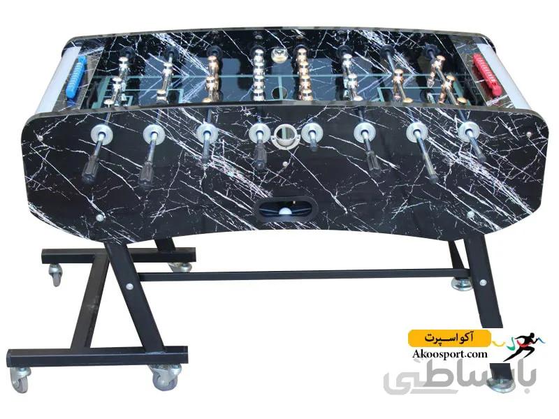 فوتبال دستی مشکی رعد نقره ای Olympic S12 1
