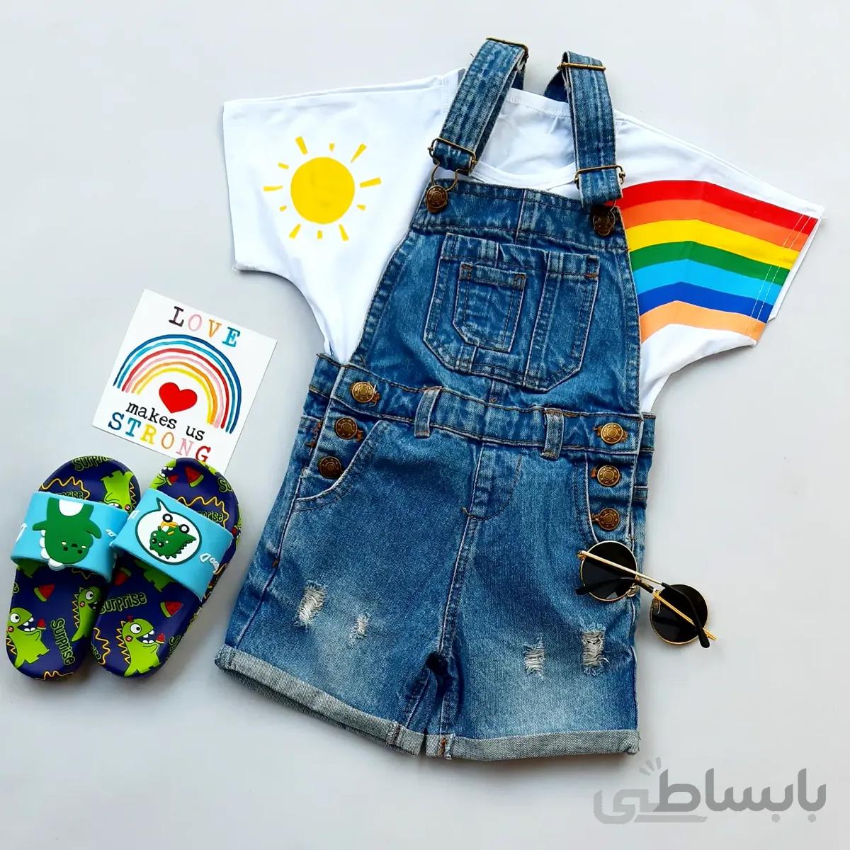 بیلر شلوارکی جین 405015 سایز 23