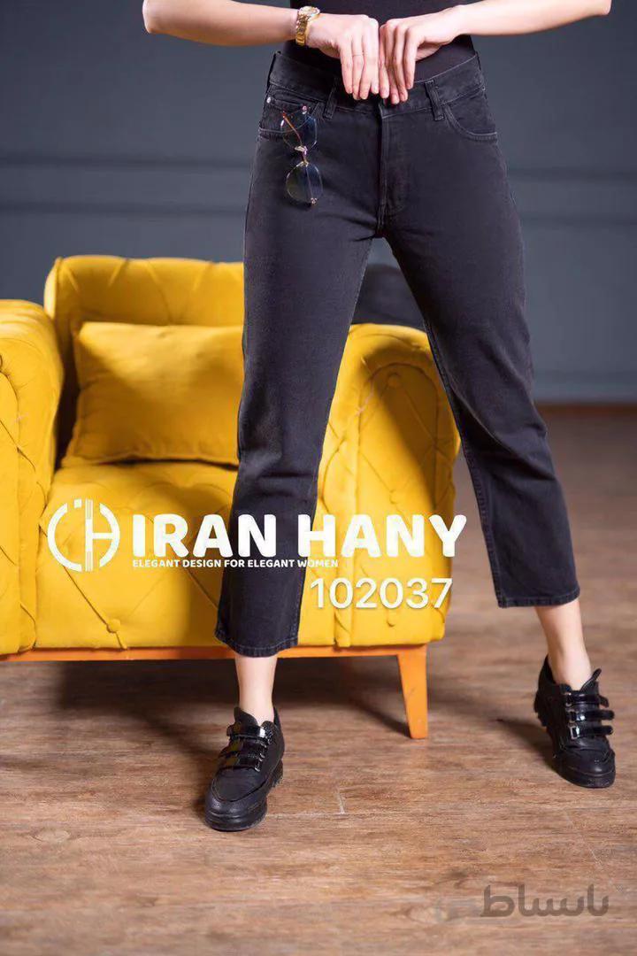 شلوار مام استایل MANGO ذغالی ایران هانی ۱۰۲۰۳۷