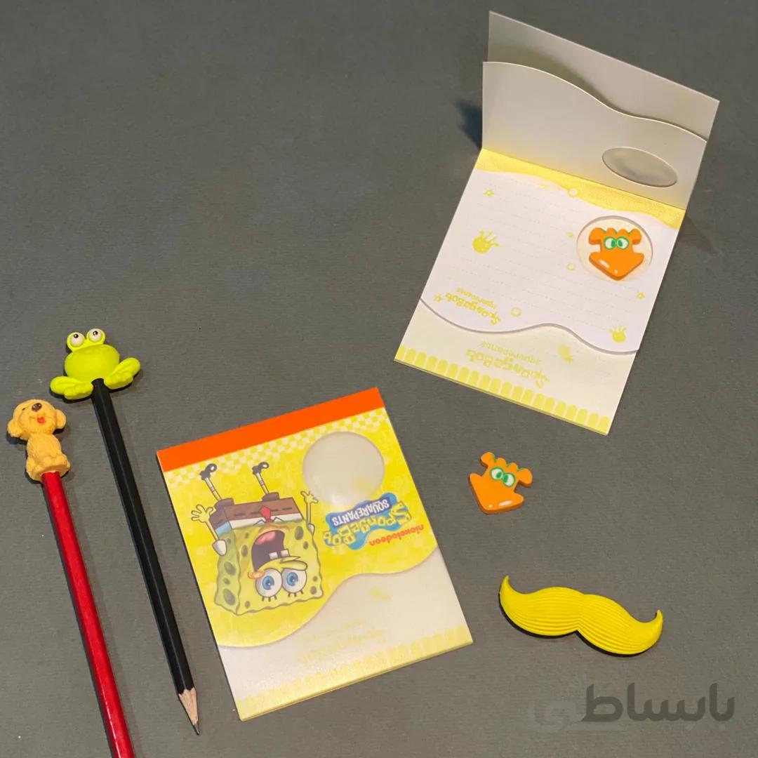 دفترچه یادداشت جادویی کوچک + پاک کن
