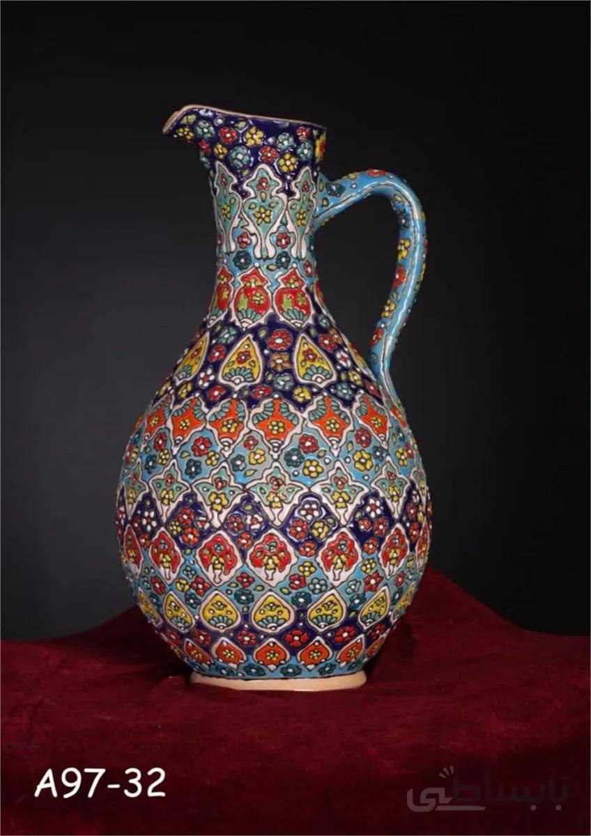 پارچ کد 501 هنر زیبای سفال همدان با شهرت جهانی ا Parch Code 501-Beautiful art of Hamedan pottery with world fame