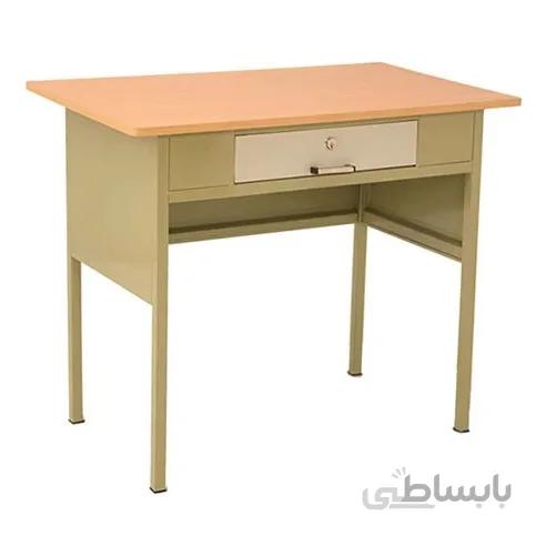میز معلم فلزی تک کشو افرند
