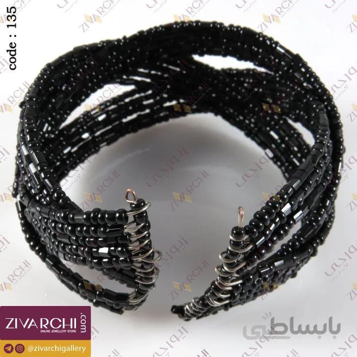 دستبند النگویی سیمی منجوقی 135
