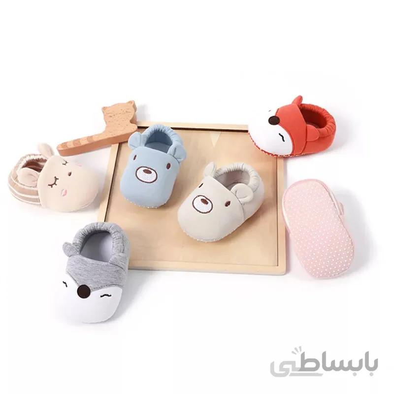 پاپوش نوزادی مدل موشی