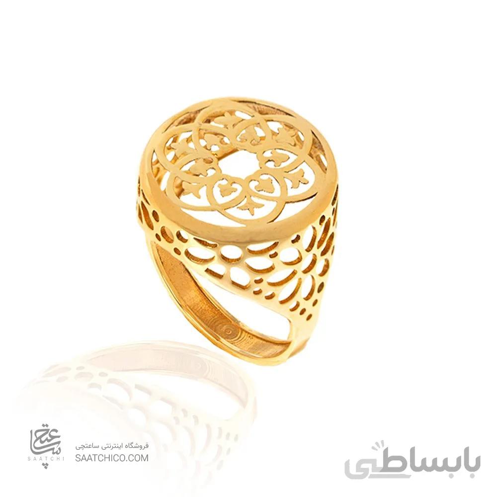 انگشتر طلا طرح اسلیمی کد CR318