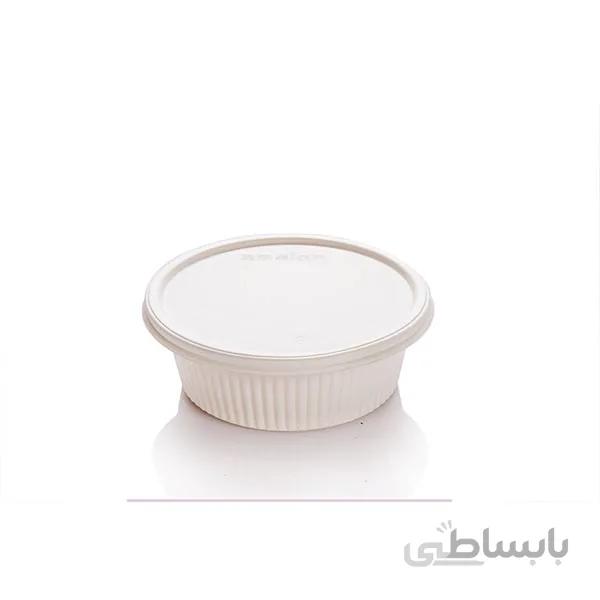 کاسه یکبار مصرف 300 سی سی آملون با درب در کارتن 300 عددی ا disposable bowl 300cc