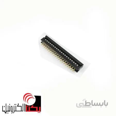 دیل سوکت مشکی باریک 40 پین 2.54میلی متر