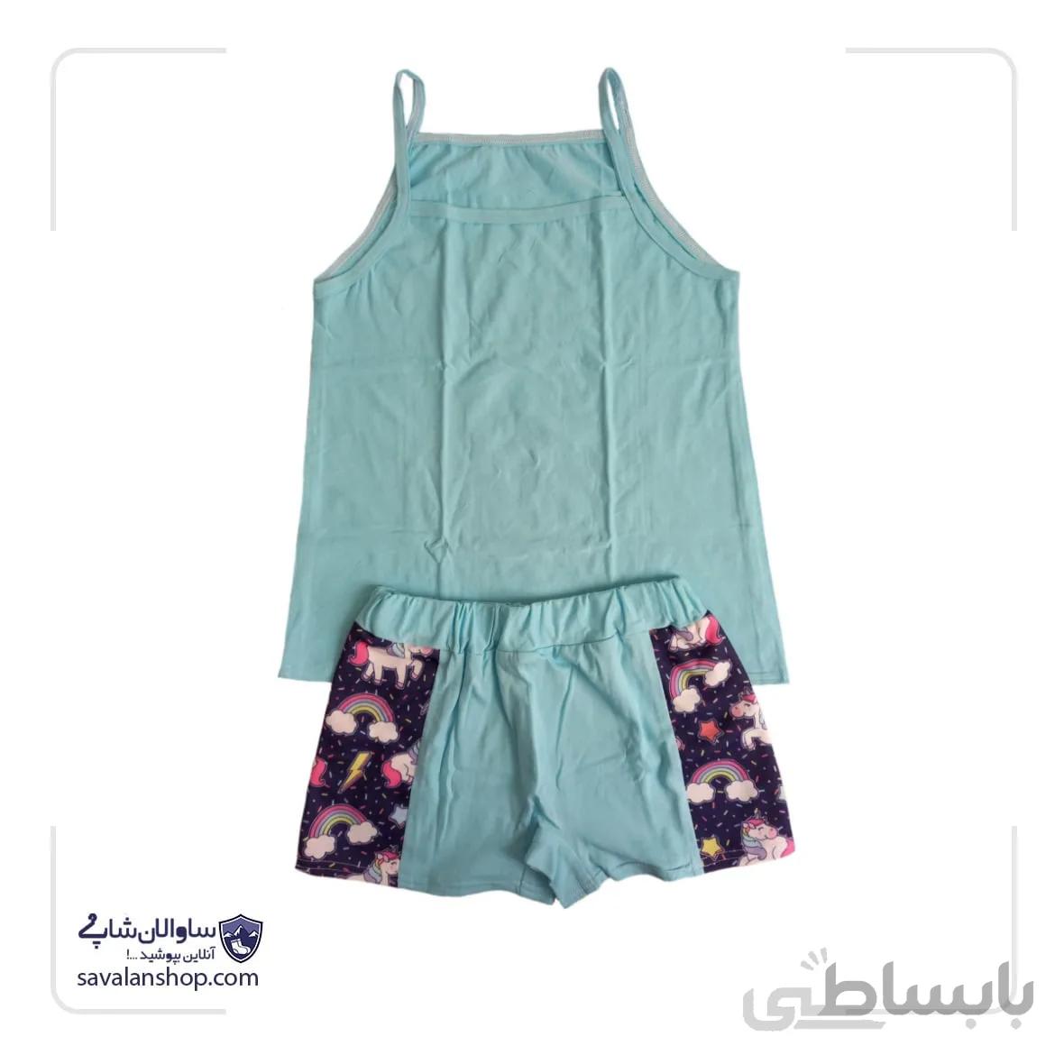 ست | تاپ شلوارک | کارتونی | کد 1307