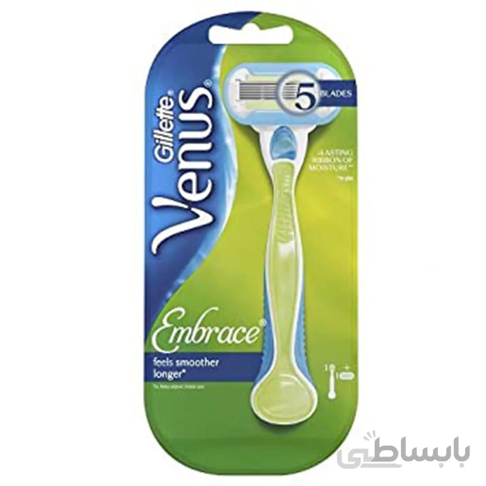خودتراش وکیوم ونوس ژیلت 5 لبه مدل Embrace