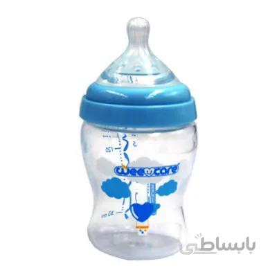 بطری شیرخوری پروپیلن دهانه عریض ۱۸۰ میلی لیتر mom sense وی کر