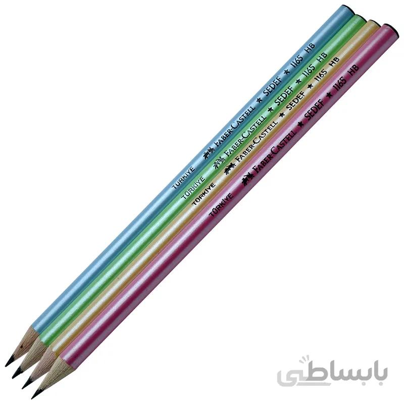 مداد مشکی HB بدنه صدفی فابرکاستل کد 1165