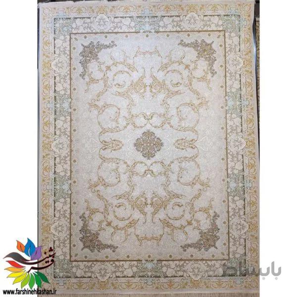طرح آرمان نقره ای 1200 شانه طلاکوب گل برجسته