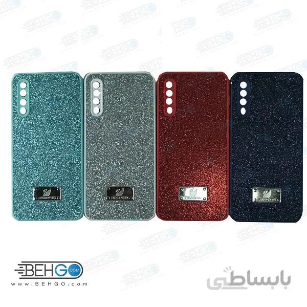 قاب گوشی A30S کاور اکلیلی سواروسکی با محافظ لنز دوربین سامسونگ Swarovski Case Samsung Galaxy A30S