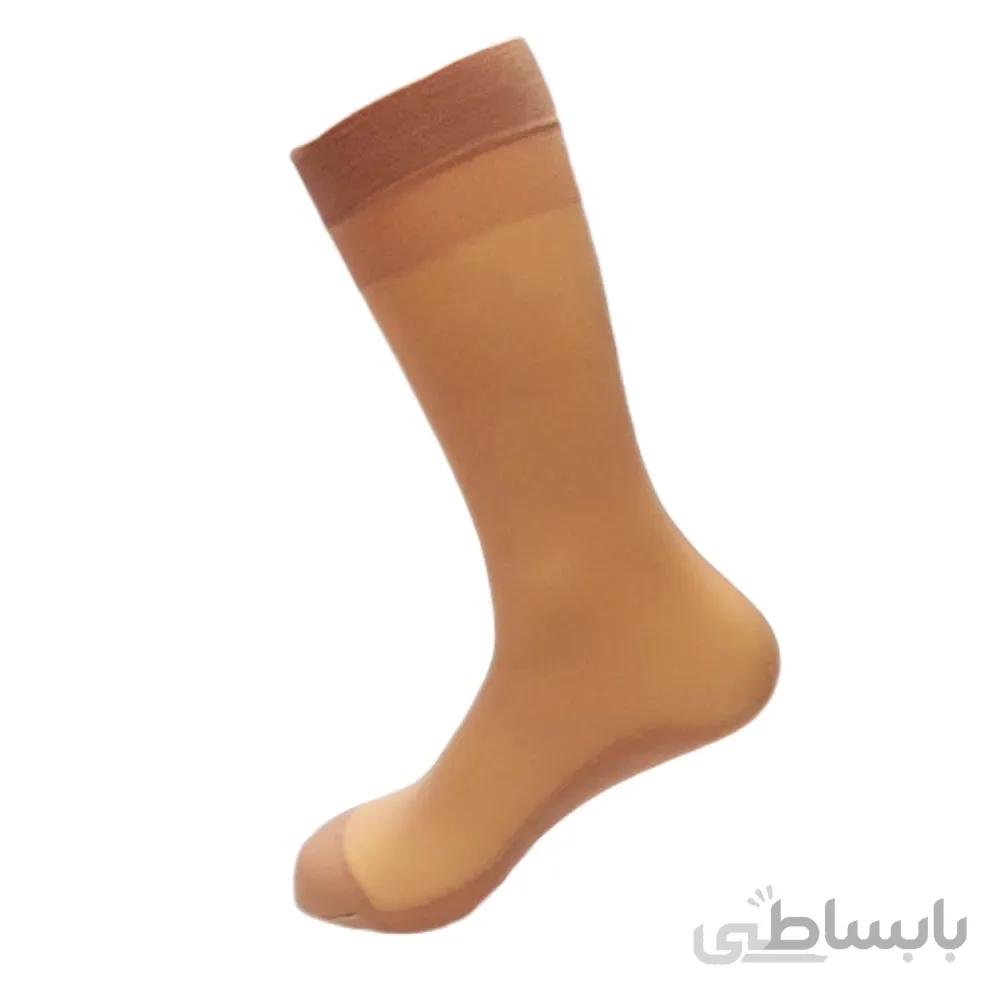 جوراب سه ربع نیمه ضخیم 1/40 کفه دار زنانه