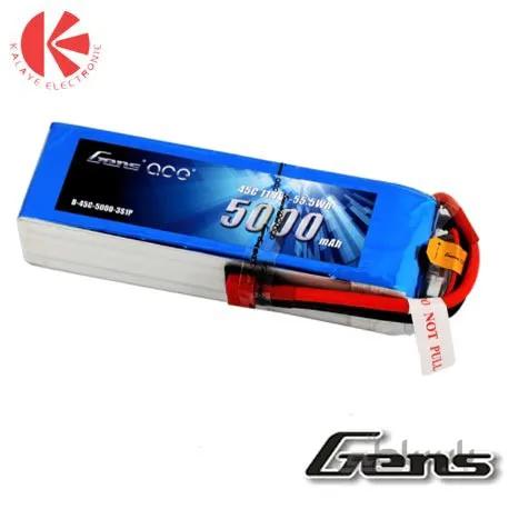 باتری لیتیوم پلیمر Gens ace 45C-3S-5000mah