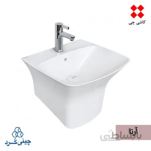 روشویی نیم پایه آرتا