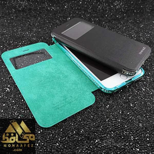 کیف کلاسوری آیفون Iphone 6 Plus / 6s plus طرح چرم کد IP649