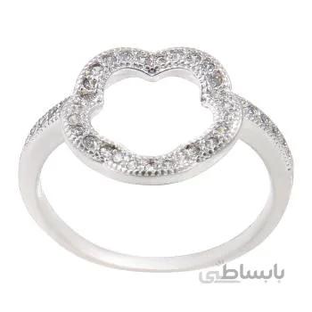 انگشتر نقره زنانه بازرگانی میلادی مدل فانتزی کد AWR_778