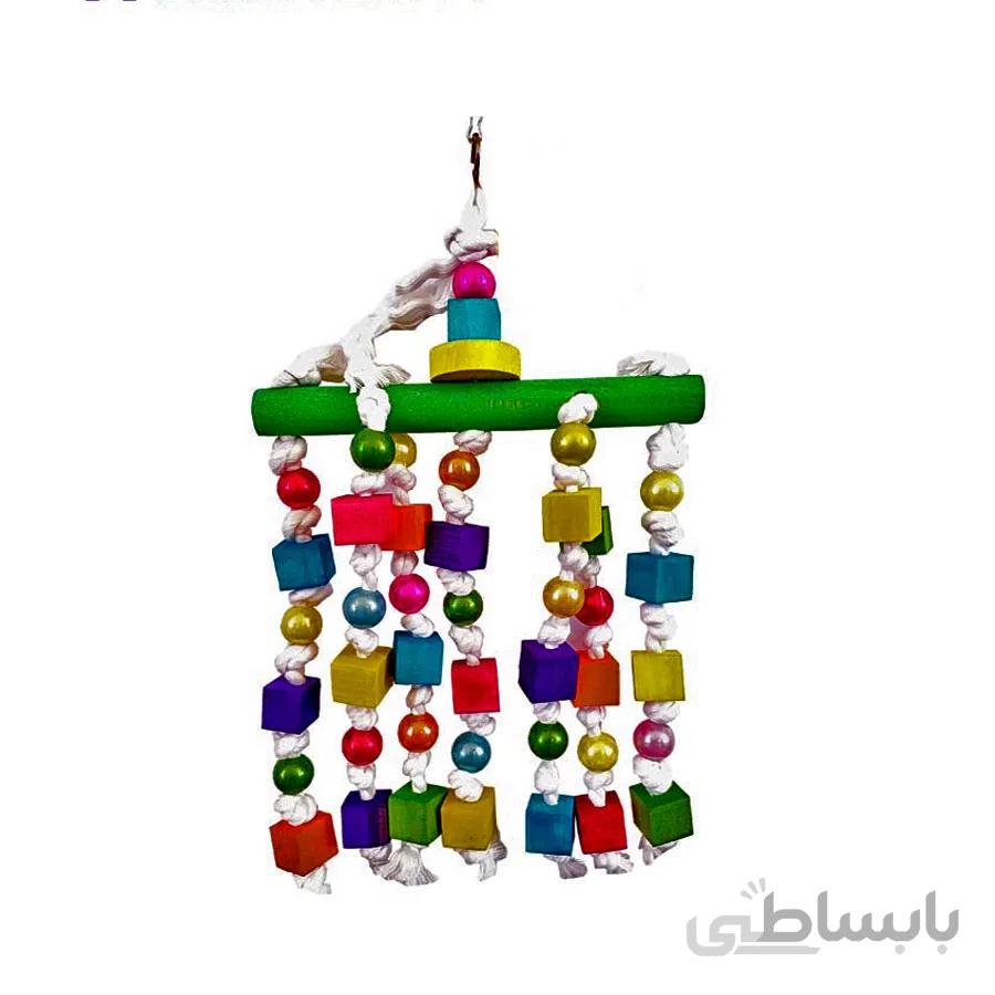 اسباب بازی چوبی طوطی مدل Ab.2050