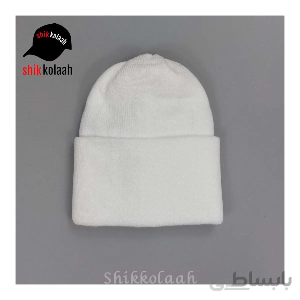 کلاه بافت ساده رنگی - کد 606