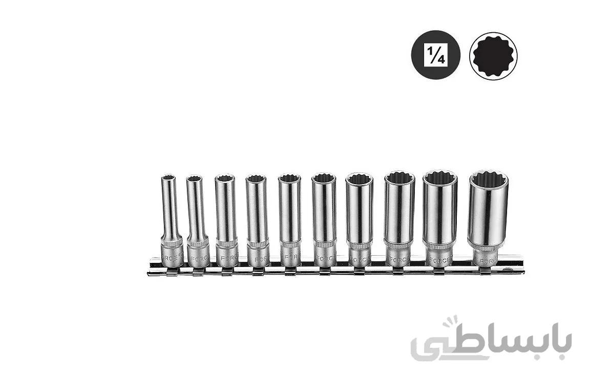 سری بکس بلند 1/4 درایو 12 پر سفید فورس – FORCE مدل 21014