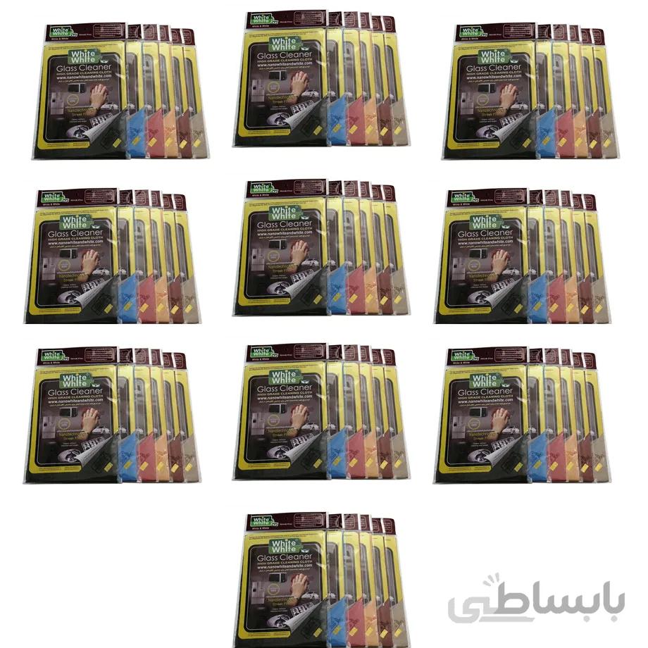 دستمال جادوئی مدل White & White بسته 60 عددی