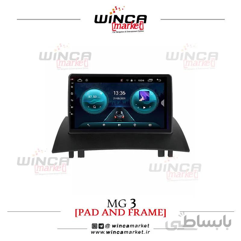 مانیتور فابریک اندروید ام جی MG 3 سری اس S400 پلاس وینکا WINCA مدل RS855